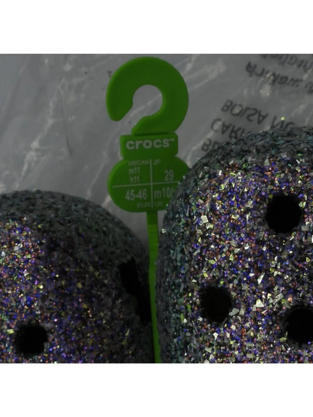 Crocs Classic Glitter Clog Limited Edition 205942-0C4 - Men’s 11